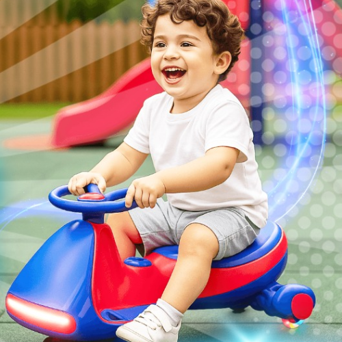 בימבה ממונעת ZIPPY TWISTER 12V  ששיגע את העולם בקרוב בישראל - שחור לבן 