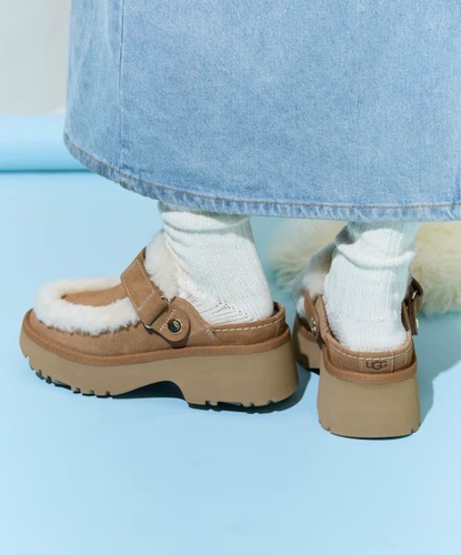 כפכף UGG ניו הייט לייס חום מידות 36-41 לנשים