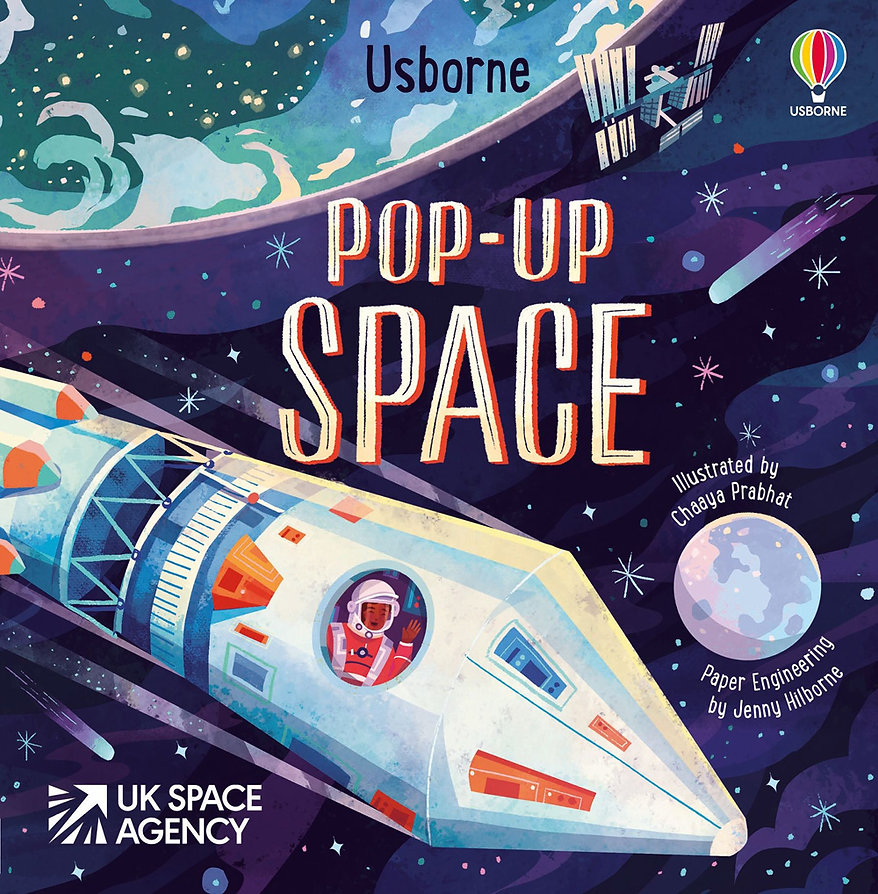 ספר תלת מימד פופ אפ חלל - Usborne