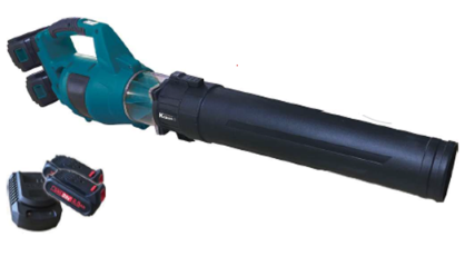 מפוח נטען טורבו 40V מטען מהיר + 2 סוללות 2.5A נשיפה מקסימלית של 180 קמ