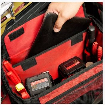 תיק טכנאים סגור 58 כיסים Milwaukee PACKOUT 58 