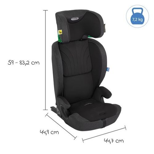 בוסטר רצועות עם חיבור איזופיקס Energi™‎ - שחור/אפור כהה Midnight
