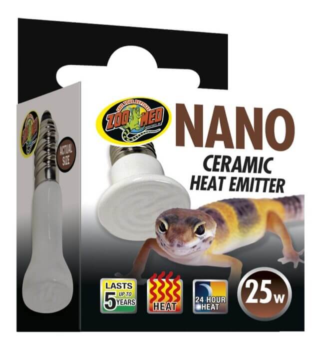 זואו מד מנורת חום קרמית ננו | Zoo Med Nano Ceramic Heat Emitter – 25 W & 40 W