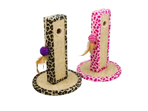 עמוד גירוד לחתולים מלבני דו-צדדי