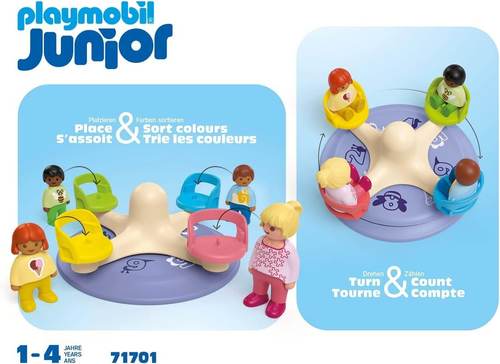 משחק פליימוביל ג'וניור: ילדים ושער מסתובב לגילאי 1+