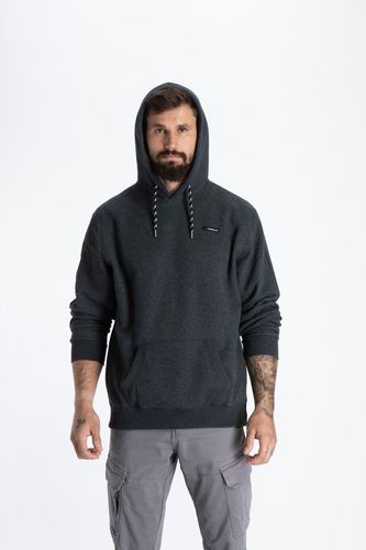 BRONTE HOODIE אפור מלאנז'