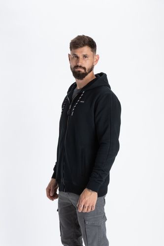 GIBSON COTTON HOODIE שחור