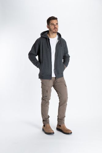 GIBSON COTTON HOODIE שחור