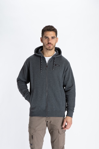 GIBSON COTTON HOODIE שחור