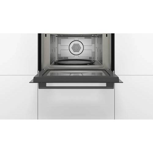 תנור בנוי 44 ליטר משולב מיקרוגל Bosch CMA583MB0 Serie 4 שחור | סין- לפרטים נוספים בקרו באתר - Electro-Buy