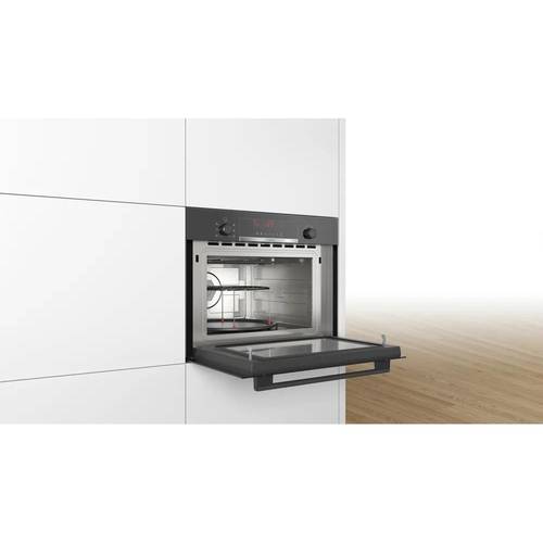 תנור בנוי 44 ליטר משולב מיקרוגל Bosch CMA583MB0 Serie 4 שחור | סין- לפרטים נוספים בקרו באתר - Electro-Buy