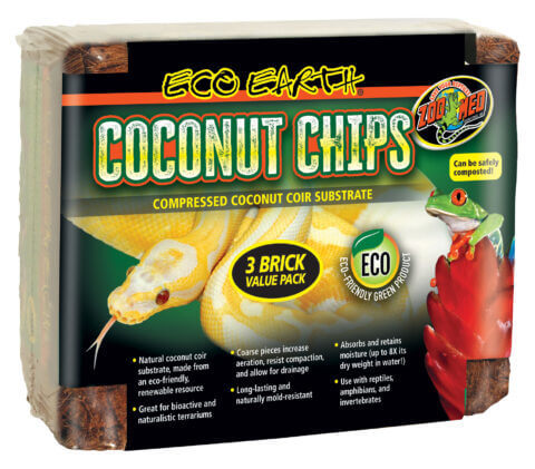 זואו מד מצע קוקוס טבעי  | Zoo Med Eco Earth® Coconut Chips Substrate