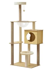 VILLA מתקן משחק עמיד עשוי עץ 151 ס"מ Pets Project