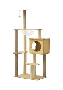 COTTAGE מתקן משחק גדול ועמיד עשוי עץ 129 ס"מ Pets Project