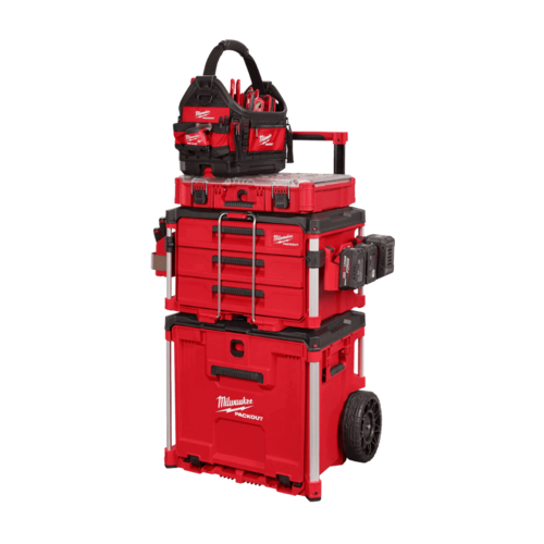 ארגז כלים PACKOUT™ עם מגירות ניידות על גלגלים | MILWAUKEE דגם ‎48-22-8420