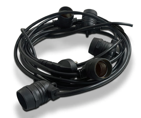 גרלנדה 15 מטר 15X27E ללא נורות W15 אריזת מהודרת - OMEGA