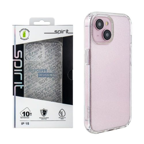 כיסוי אחורי קשיח שקוף מנצנץ לאייפון 14/15 PLUS