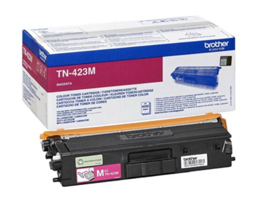טונר מקורי אדום Brother TN-423M למדפסת HL-L8260CDW / MFC-L8690CDW – עד 4,000 עמודים