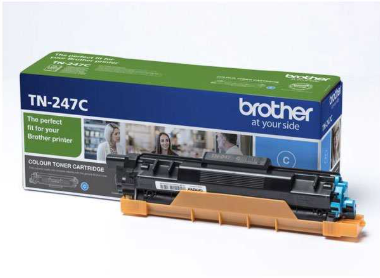  טונר מקורי כחול Brother TN-247C MFC-L3710 / 3730 / 3750 2.3K 