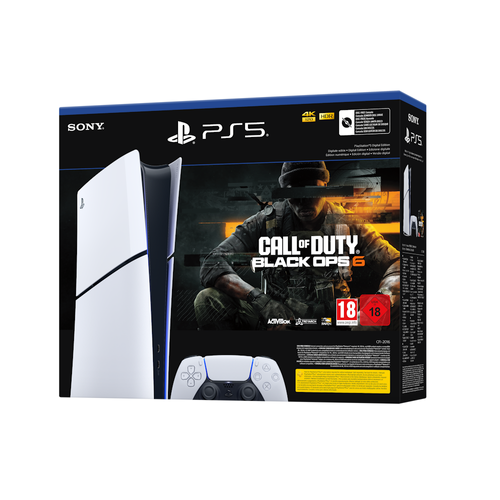קונסולה Playstation 1TB Slim Digital Edition PS5 + Call of Duty BO6
