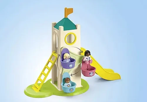 משחק פליימוביל גן משחקים עם מגלשה ענקית לגילאי 1+