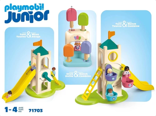 משחק פליימוביל גן משחקים עם מגלשה ענקית לגילאי 1+