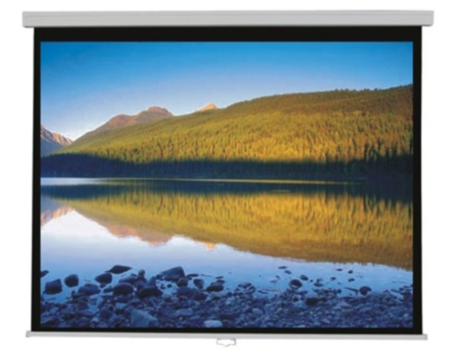 מסך הקרנה ידני SINOSCREEN בגודל 244x244 ס