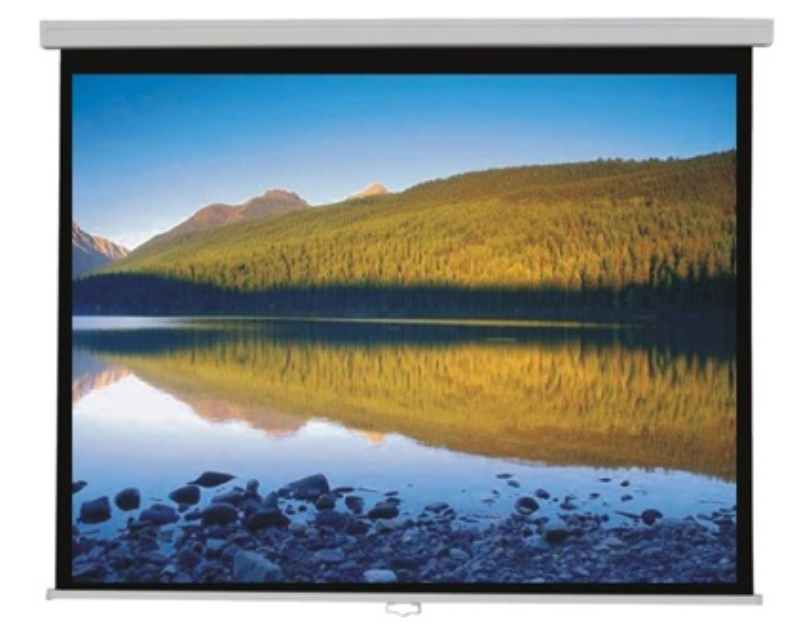 מסך הקרנה גלילה ידנית SINOSCREEN (M244X244S) Screen 244X244 