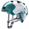 קסדת אופניים לילדים ירוק / כסוף - UVEX KID 3 HELMET