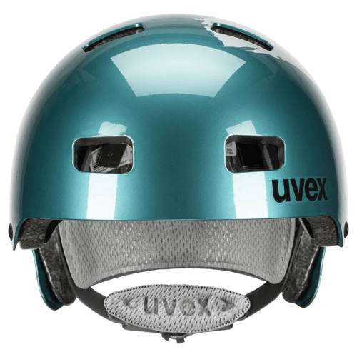 קסדת אופניים לילדים ירוק / כסוף - UVEX KID 3 HELMET
