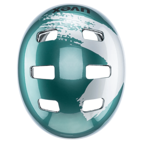 קסדת אופניים לילדים ירוק / כסוף - UVEX KID 3 HELMET