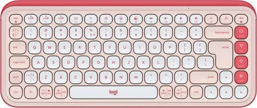 מקלדת אלחוטית Logitech POP Icon Keys ורוד לוג'יטק