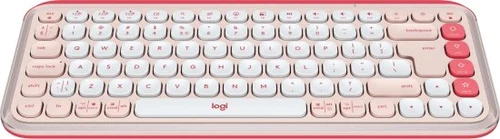 מקלדת אלחוטית Logitech POP Icon Keys ורוד לוג'יטק