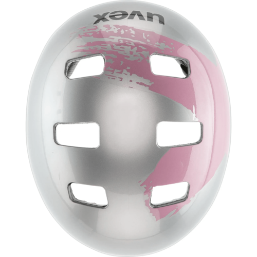 קסדת אופניים לילדים ורוד / כסוף - UVEX KID 3 HELMET