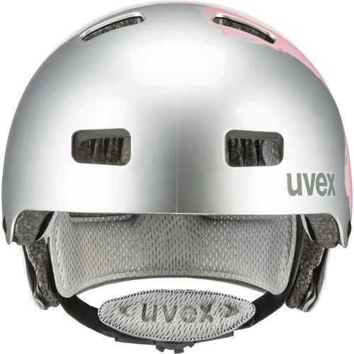 קסדת אופניים לילדים ורוד / כסוף - UVEX KID 3 HELMET