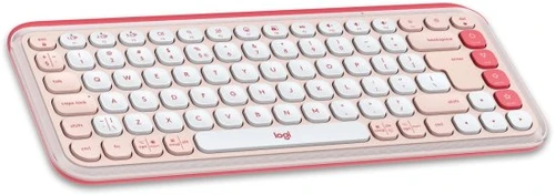 מקלדת ועכבר אלחוטיים Logitech POP ICON ורוד לוג'יטק 