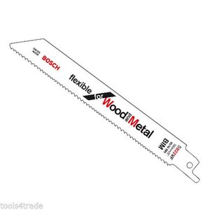 להבי מסור חרב לעץ עם מתכת BOSCH S 922 VF 