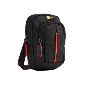 תיק שחור עם שני תאים למצלמה קומפקטית DCB302BLACK