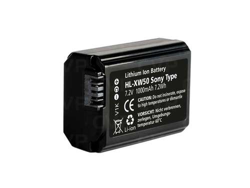  סוללה חליפית Hahnel HLX-XW50 תואמת לסוללה Sony NP-FW50