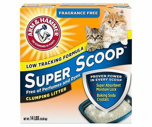 ארמ אנד האמר Arm & Hammer - סופר סקופ חול לשירותי חתולים נטול ריח ומתגבש 9 ק''ג