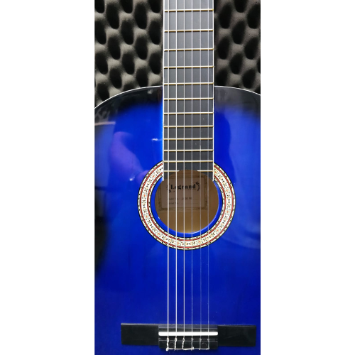 גיטרה קלאסית בצבע כחול ברסט LC30 כוללת תיק מבית LEGRAND