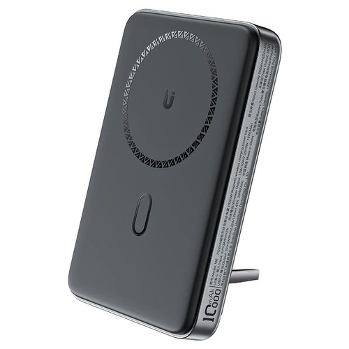 מטען נייד (סוללת גיבוי) 10000mAh לטעינה אלחוטית מהירה PD20W, שחור