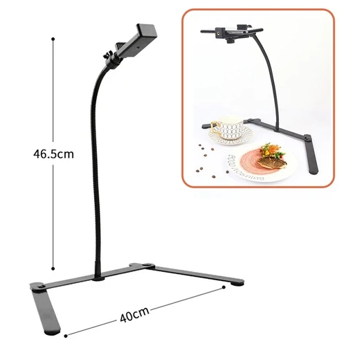 חצובה שולחנית מתכווננת לסמארטפון לצילומים וסרטונים