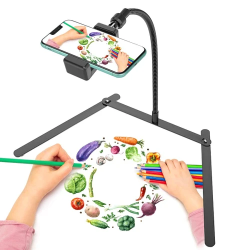 חצובה שולחנית מתכווננת לסמארטפון לצילומים וסרטונים