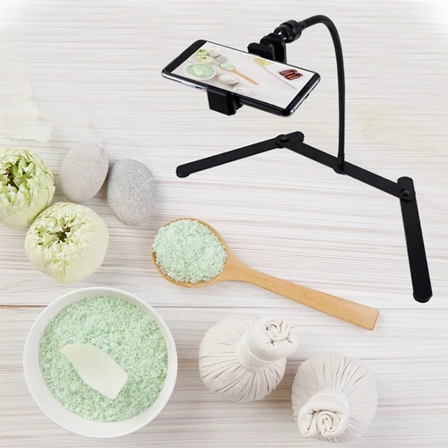 חצובה שולחנית מתכווננת לסמארטפון לצילומים וסרטונים