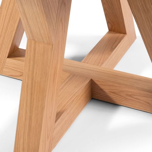 MIRI SET Non-Expandable | סט פינת אוכל עגולה לא נפתחת דגם מירי כולל 4 כיסאות מרופדים