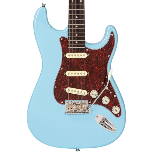 זוית נוספת Vintage V65 ReIssued Vibrato Electric Guitar ~ Candy Apple Blue