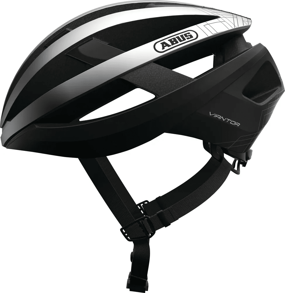 קסדת אופניים אבוס כסף - ABUS VIANTOR HELMET
