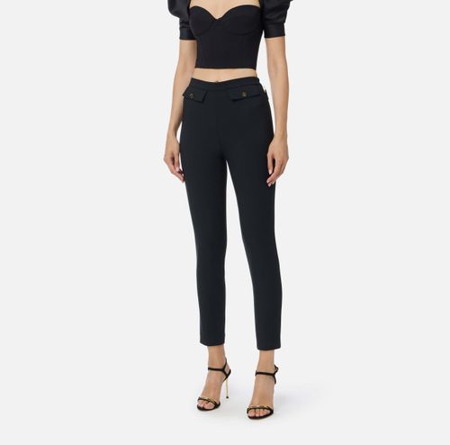 Double crêpe trousers
