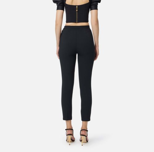 Double crêpe trousers